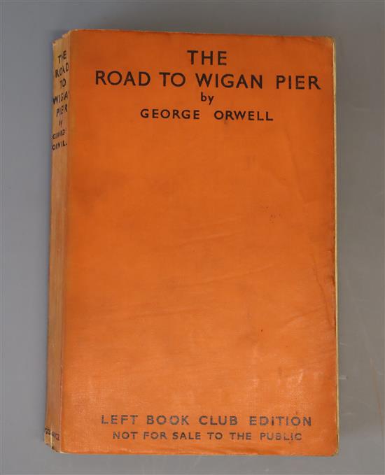 Orwell, George - The Road to Wigan Pier, original limp original cloth, Left Book Club Edition, with 32 black and white photographs,